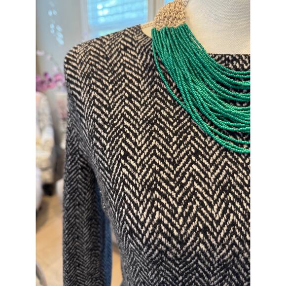 MSRP $180 MICHAEL Michael Kors Herringbone Knit Sweater Dress Size S QUICK SHIP - Picture 6 of 8